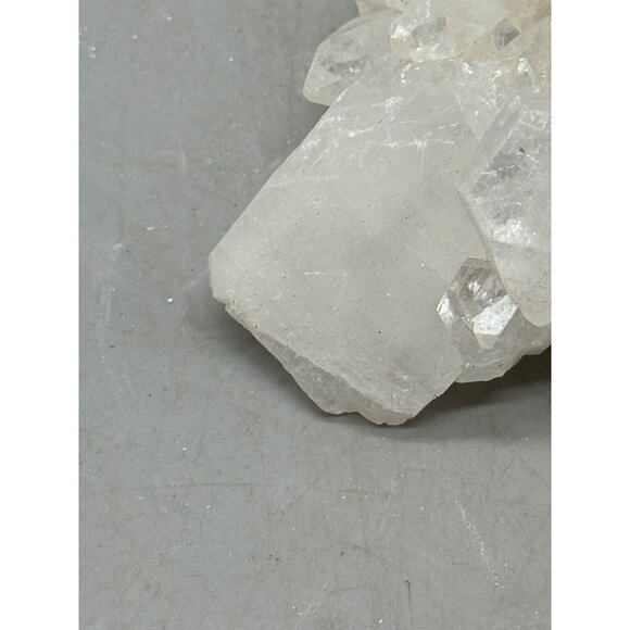 Raw Clear Quartz Cluster Natural Formation & Metallic Inclusion 2.5x2.5" READ - Picture 6 of 7